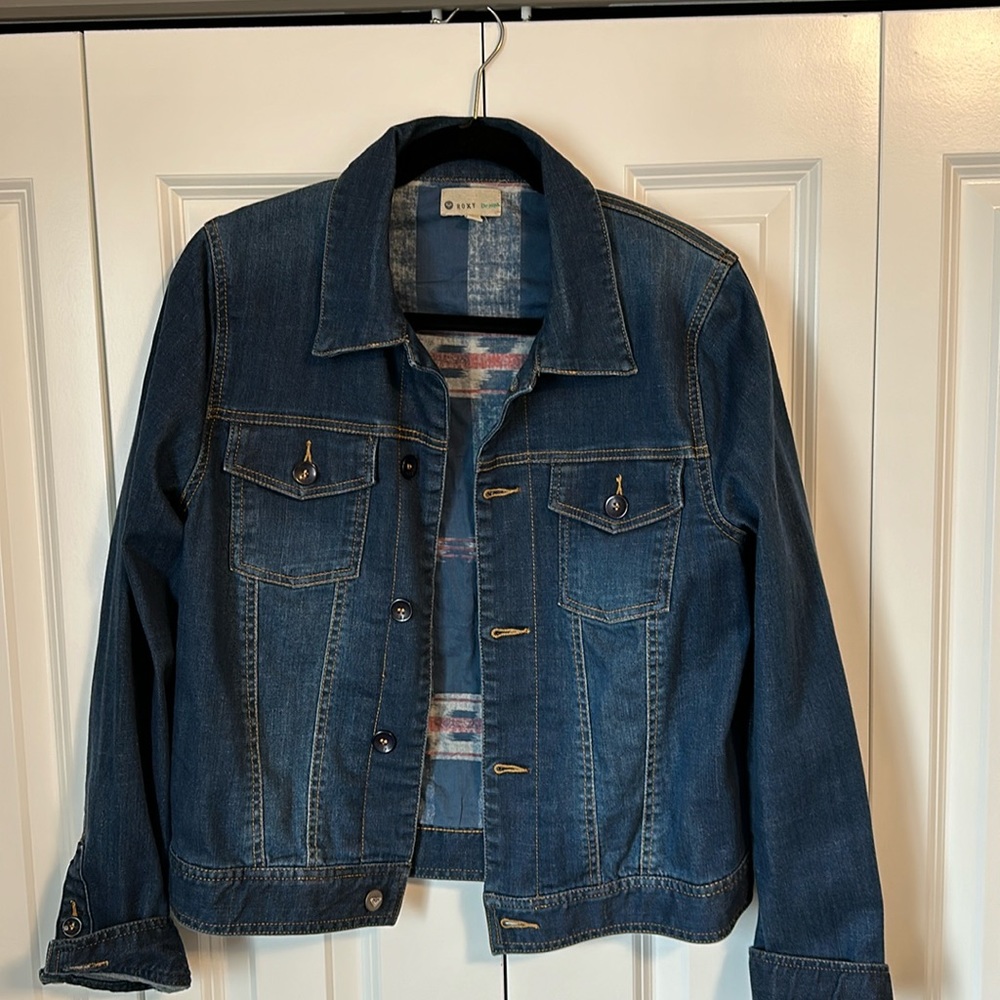 Roxy size medium jean jacket